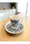 Porcelain 6 piece coffee cup set - 2