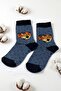 Boy's Blue Navy Blue 3-4 Years Old Figured 5-Piece Sock Set - 2