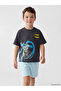 Two Mt Shop Quality Blue 2 Thread Plain Standard & Regular Boys' Shorts