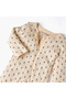 Printed Sleepsuit with Long Sleeves and Zip Closure - 4