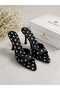 Dilla Women's Heeled Slippers Pointed Toe Casual Slippers 8.5 cm - 2