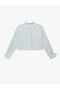 Star Detailed Sequined Long Sleeve Cotton Striped Shirt - 5