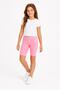 95% Cotton 3-Piece Girls' Leggings Set, Long, Capri and Shorts Models - 4