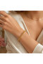 Gold Braided Chain Stainless Steel Women's Bracelet |   Adjustable I Custom Boxed - 3