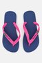 Kids Girl Slip On Brand Logo Flip Flop, Blue - 3