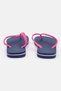 Kids Girl Slip On Brand Logo Flip Flop, Blue - 4