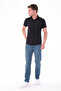 Men's Tint Effect Non-Knee Marking Cotton Flexible Denim Jean Jeans Regular Fit - 3