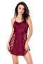 Women's Satin Home Wear Short Nightgown with Rope Straps