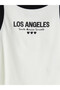 Los Angeles Printed Girls' Shorts Pajama Set - 3