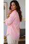 Premium 100% Cotton Women's Shirt with Chest Patch Embroidery and Sequin Detail, Comfortable Fit - 5