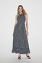 Halter yaka midi elbise