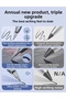 Huawei M-Pencil Pro/2. Durable 6 Replacement Tips and Storage Case Bag Compatible with and 3Rd Generation - 6