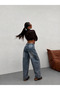 Tint-Embellished Side-Embellished Knee-Embellished Baggy Jeans - 4