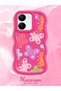 Vivo Y36 5g Compatible Case Camera Protector Red Silicone Couple Phone Case Butterfly Pattern - 2