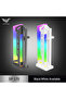 black SP170 Graphics Card Mount, Height-Adjustable Vertical Graphics Card Mount with ARGB Lighting E