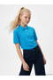 Devrik Roba Collar Girl's Pique T-Shirt from Uzg Store for Style Enthusiasts