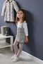 Girl's Gilet Snap Fastener Badi 2-Piece Set Girl's Clothes 13467