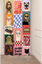 Warm Tones Retro Dog & Pop-Art Collage Printed Backdrop Curtain Specially Designed Digital Printed Backdrop Curtain