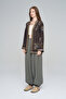 Women's Embroidered and Sequin Detailed Kimono - 4