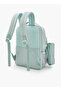 Solid Backpack with Detachable Side Pouch - 5