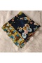 Handmade Needlework Writing, Scarf, Yemeni, Mevlit Cover, Head Cover, 4 Sides Embroidered, 100*100cm - 5