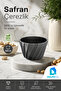 Safran Snack Bowl 200 ml Bpa Free Black Decorative Presentation Bowl - 5