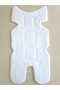 Junior Bunnies Double Layer Muslin White Stroller Cushion |   100% Cotton, Thin Padding, Compatible with All Models - 3