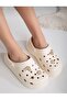 Comfortable Sole High Sized Hospital Cook Nurse Doctor Slippers Cross - 3