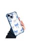 iPhone 15 Compatible Transparent Back Panel Four-Corner Reinforced Impact Protection Glossy Edge Silicone Case - 3