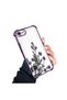 iPhone 7/8/Se 2020 2022 Compatible Transparent Four Corner Silicone Coated Glossy Edge Case - 3