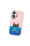 Pink Silicone Case with Shock-Absorbing Camera Protections, Compatible with iPhone 16 - 3