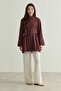 Belted ribbed poplin shirt - 2