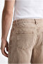 Men's Boyfriend Washed Jean Shorts Dark Beige - 4