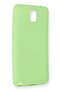 Compatible Case for Samsung Galaxy Note 3 / N9000 Soft Colorful Flexible Premium Rubber Silicone - Green - 2
