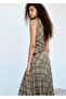 Kareli drape bluz - 4