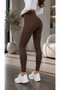 Shiny High Waist Lifting and Hip Shaping Daily Sports Leggings