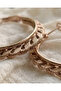 Rose Gold Hoop Earrings - 2