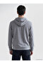 Ozmarka New Season Gray Hooded Men's Zippered Sweatshirt - 3