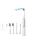 Cordless Electric Toothbrush with Water Flosser, Rechargeable Sonic Dental Cleaning Oral Care Kit - 6