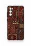 Samsung S20Fe Compatible Vintage Carpet Patterned Silicone Case - 3