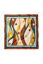 وشاح منقوش بنقاط البولكا دوت / باندانا 70x70 سم