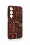 Samsung S23 Compatible Vintage Carpet Patterned Silicone Case - 3