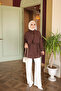 Brown Windbreaker Detailed Waist-Tie Shirt - 2