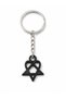 Heartagram Stainless Steel Keychain – Minimal and Stylish Design Keychain - 3
