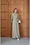 Linen Chic |   Linen Side Slit Buttoned Skirt Suit - 2