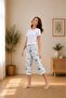 2-Piece Women's 100% Cotton Seasonal Patterned Capri Single Pajama Bottoms (2 Pcs) - 5