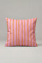 Pink Orange Vertical Striped Throw Pillow Cover 120 – Sunset Stripe Design 45X45 cm