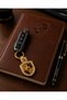 Luxury Stone Inlaid Gold Color Metal Keychain Compatible with Porsche Accessories Panamera Macan 911 Taycan Cayenne - 3
