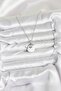 316L Steel Chain Silver Color Hat-Wearing Snowman Head Model Christmas Themed Women's Necklace 5886 - 2