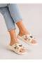 Women's Double-Strapped Charm Detailed Casual Slippers with Comfortable Non-Slip Sole - 2